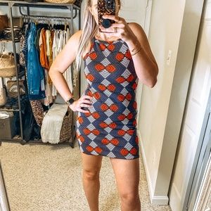 Topshop Tribal Geometric Boho Print Mini Dress